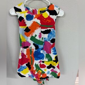 kate spade Multicolor Abstract Print Sleeveless Top